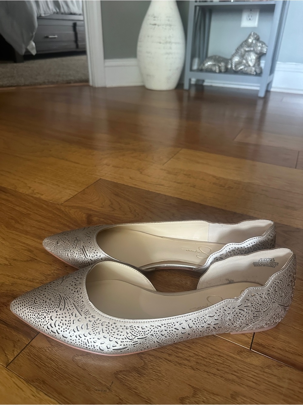 Jessica Simpson "Mylee" pointed-toe d'Orsay flats